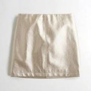 Hollister faux leather mini skirt